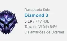 Conta lol D3
