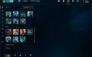 Conta LOL Platina 3 + 2155 RP