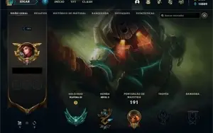 Conta LOL Platina 3 + 2155 RP