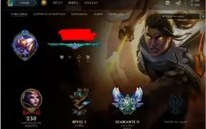 conta leagueoflegends diamante 2