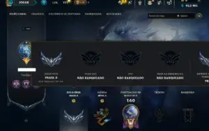 Prata 2 com 70 Champs e 8 Skins