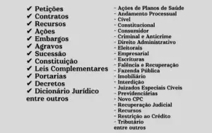 Pacote de Petições Jurídicas +200k