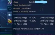 Conta GameKing servidor Omegamon Beelzebumon X