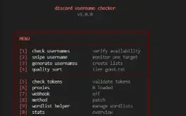 Discord Username Checker