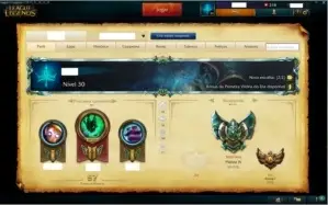 Conta League of Legends Platina IV