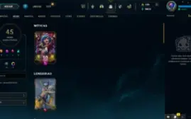 ⭐Conta LOL LVL 154 | 91 Campeões| 45 Skins |Diamante 3| 2012