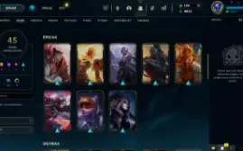 ⭐Conta LOL LVL 154 | 91 Campeões| 45 Skins |Diamante 3| 2012
