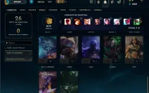 Platina 4 com 30 Champs e 6 Skisn (ex esmeralda)