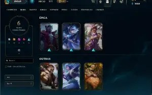 Platina 4 com 30 Champs e 6 Skisn (ex esmeralda)
