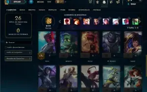 Platina 4 com 30 Champs e 6 Skisn (ex esmeralda)