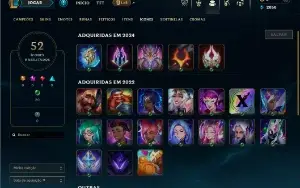 Platina 4 com 30 Champs e 6 Skisn (ex esmeralda)