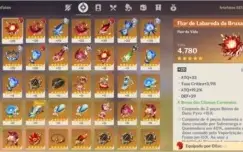 Conta Genshin AR50 Varios 5*