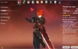Conta Genshin AR50 Varios 5*
