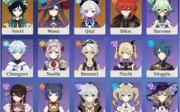 Conta Genshin AR50 Varios 5*