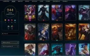 Conta LOL Diamante 4 - 230 skins - Todos os champs