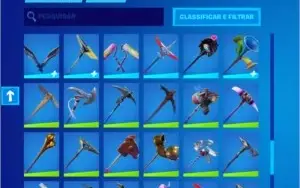 Conta de fortnite com varias skins e salve o mundo