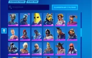 Conta de fortnite com varias skins e salve o mundo