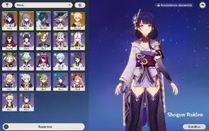 Raiden Shogun + Engulfing Lightning + Personagem 5 estrelas!