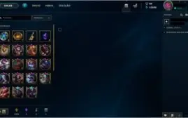 Conta lol ouro II com 65 Skins