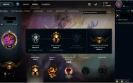 Conta lol ouro II com 65 Skins