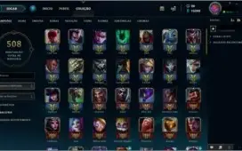 Conta lol ouro II com 65 Skins
