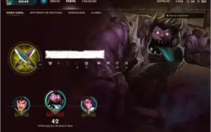 CONTA NÍVEL 30 (UNRANKED - PRÓPRIA PARA SMURF)
