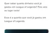 conta league of legends