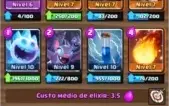 conta de clash royale com 9 lendarias e 3500 troféus lv 11