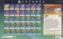Conta de Genshin AR 37 Com Venti  Servidor ( NA )