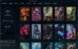 Conta Lv 304, 121 Skin Habilitadas Único Dono