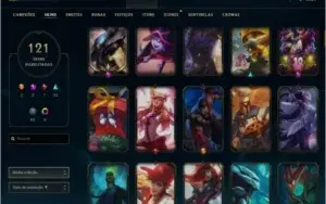 Conta Lv 304, 121 Skin Habilitadas Único Dono