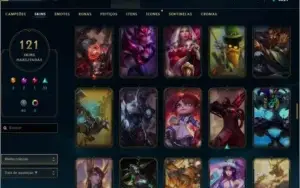 Conta Lv 304, 121 Skin Habilitadas Único Dono