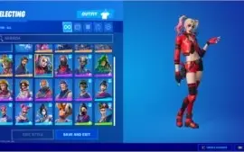 Conta com John Wick, Picareta Minty e outras Skins Raras