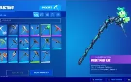Conta com John Wick, Picareta Minty e outras Skins Raras