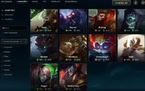 Bronze 2 com 125 Champs e 131 Skins + 1350 RP