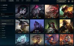 Bronze 2 com 125 Champs e 131 Skins + 1350 RP