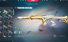 conta valorant. skins vandal, phanton, ghost, sherif ect