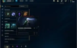 Conta platina 3 com 2 skins e 30 champs
