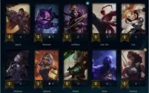 conta lol unraked lvl44 25 skins