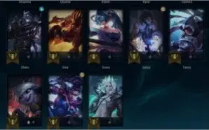 conta lol unraked lvl44 25 skins