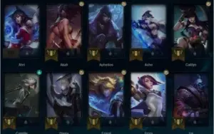 conta lol unraked lvl44 25 skins