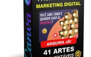 Pack Canva Marketing Digital Vol 6 - 41 Artes Editáveis