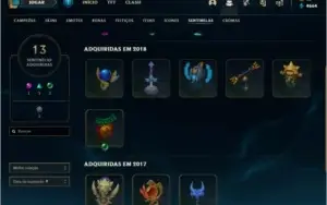 Conta LOL LvL 136 Sem Elo várias skins 81 champs
