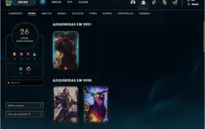 Conta LOL LvL 136 Sem Elo várias skins 81 champs