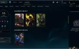 Acc Diamante V Full skin vitoriosa desde a season 2
