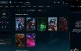 Acc Diamante V Full skin vitoriosa desde a season 2