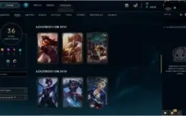 Acc Diamante V Full skin vitoriosa desde a season 2