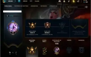Conta ouro 4 com 54 skins e 84 champs