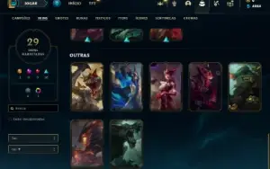 Prata 3 com 70 Champs e 29 Skins + 2 Fragmentos