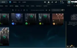 CONTA LOL NV 101 PRATA 1 COM MUITOS CAMPEÕES E 113 SKINS!!!